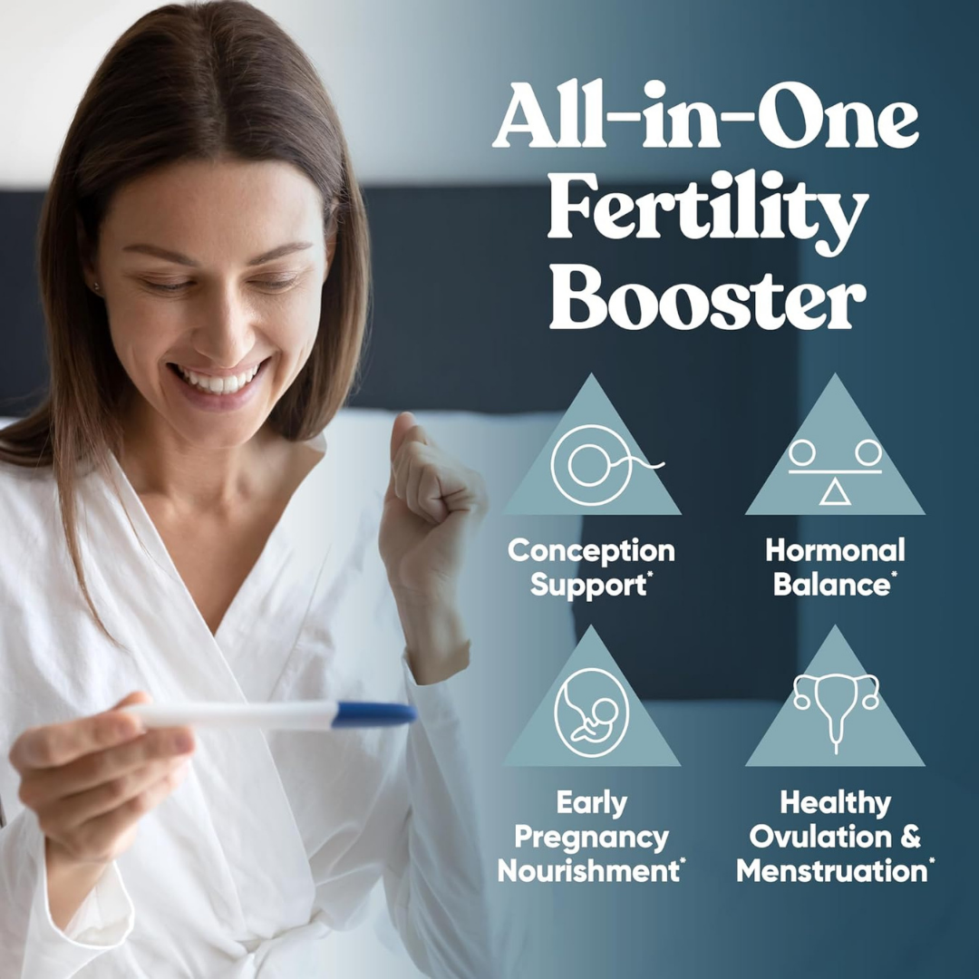 Eu Natural Prenatal Fertility Vitamins for Women – Cycle Regulation, Hormone Balance & Ovulation Support with Myo-Inositol, Vitex & Folic Acid – 60 Vegetarian Capsules