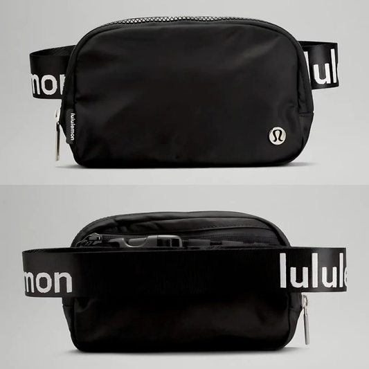 Lululemon Athletica Everywhere Mini Belt Bag – Black Water-Resistant Crossbody & Waist Pack for Travel, Phone & Essentials