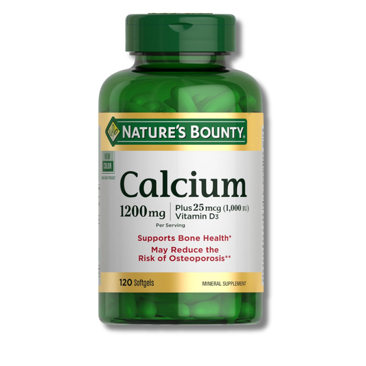 Nature’s Bounty Calcium 1200mg + D3 Bone Health Softgels 120ct