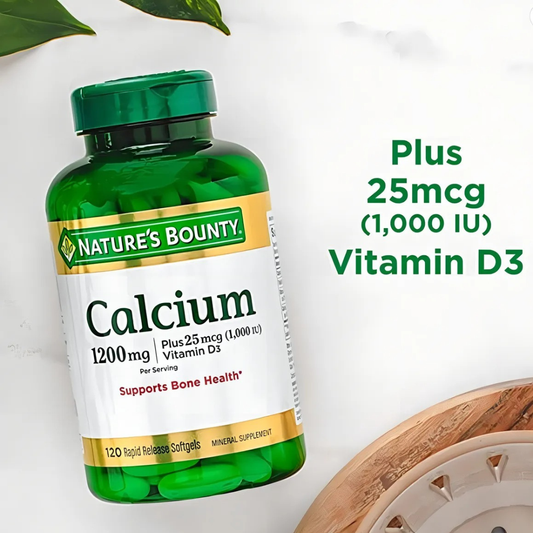 Nature’s Bounty Calcium 1200mg + D3 Bone Health Softgels 120ct