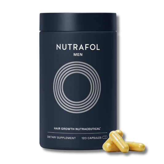 Nutrafol Men Advanced Hair Growth Supplement for Thinning Hair & Hair Loss – 120 Capsules
