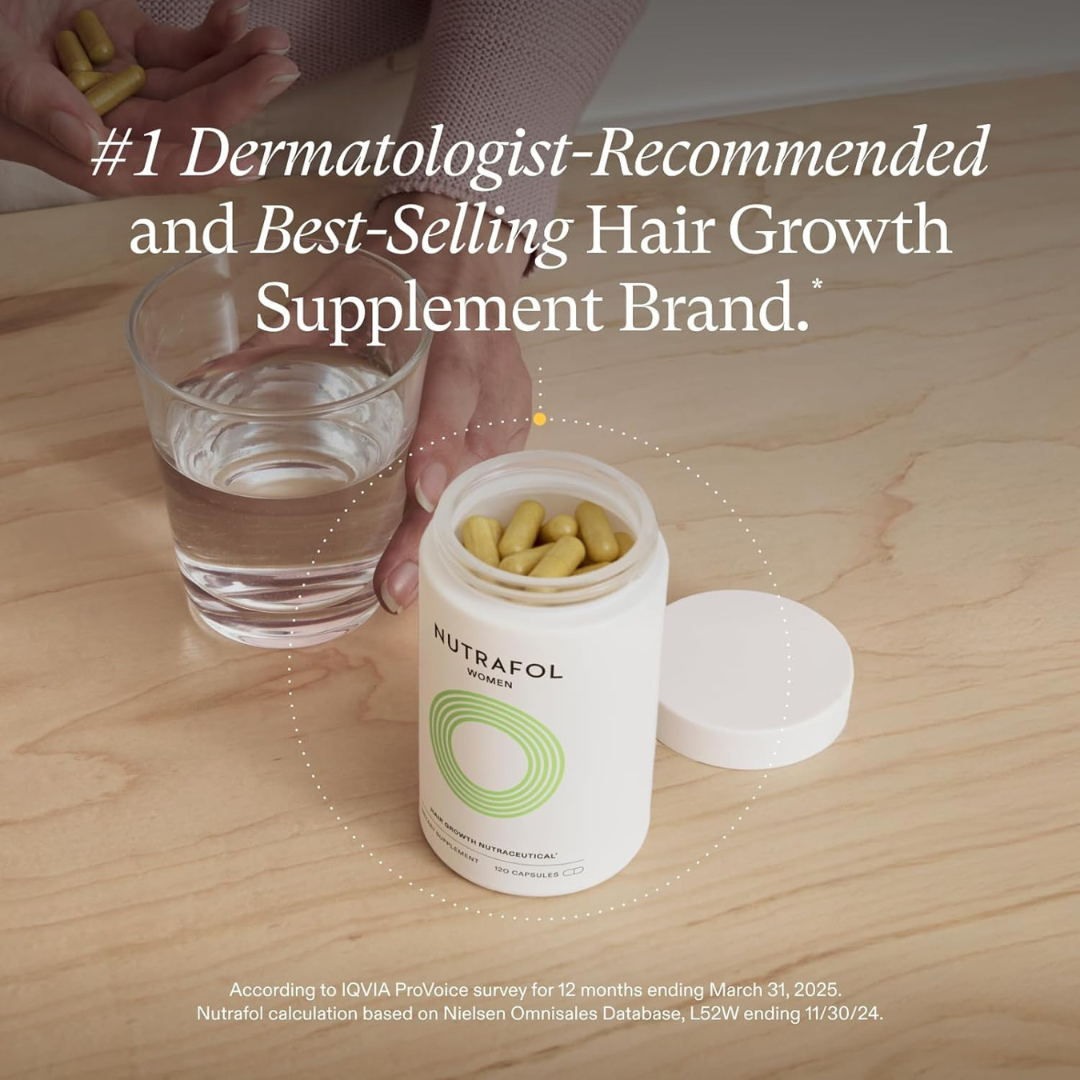 Nutrafol Women Advanced Hair Growth Supplement for Thinning Hair & Hair Loss – 120 Capsules