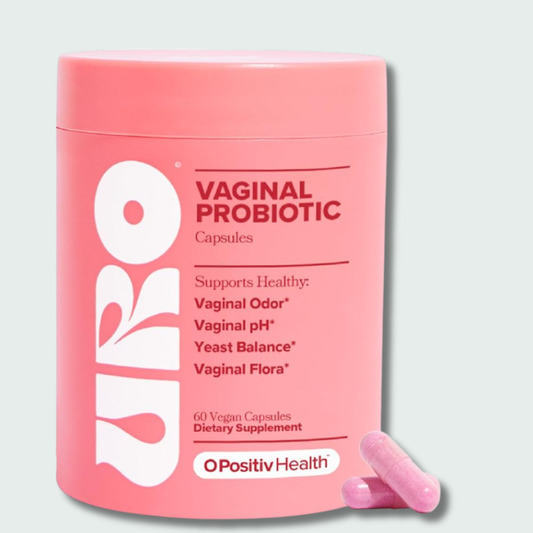O Positiv URO Vaginal Probiotics for Women pH Balance with Prebiotics & Lactobacillus – Vaginal Health Supplement – Promote Healthy Vaginal Odor & Flora, 60 Count (Pack of 1), 1 Month Supply