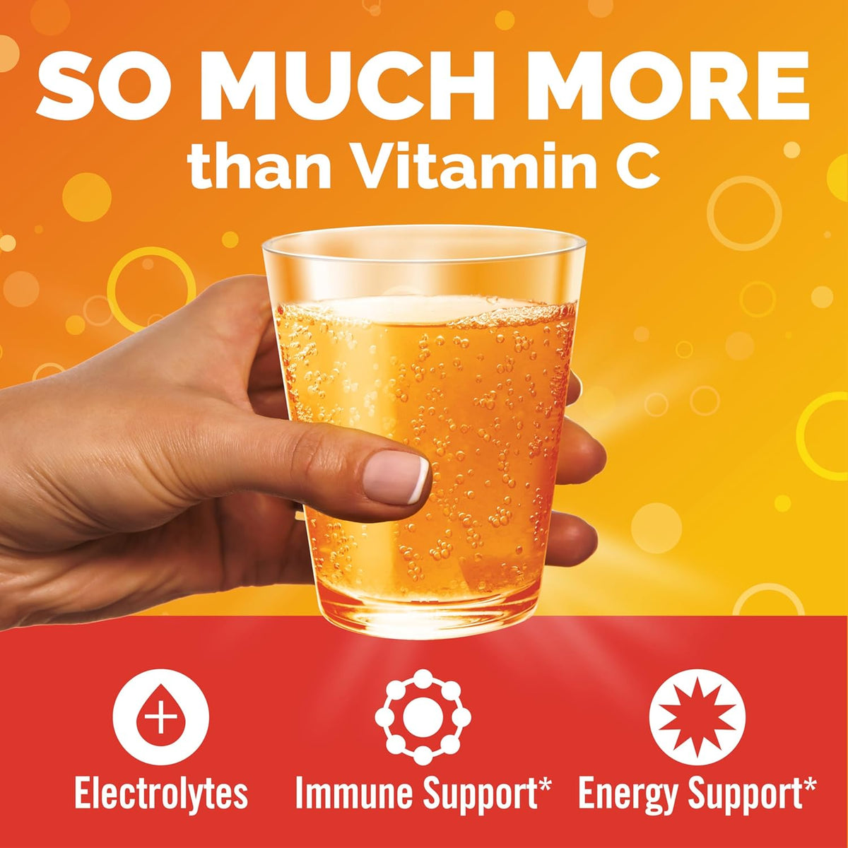 Emergen-C 1000mg Vitamin C Powder, Caffeine-Free, Super Orange, 30 Ct