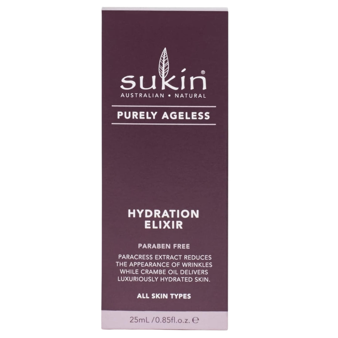 Sukin Hydration Elixir – Purely Ageless Anti-Wrinkle Face Oil, 25ml