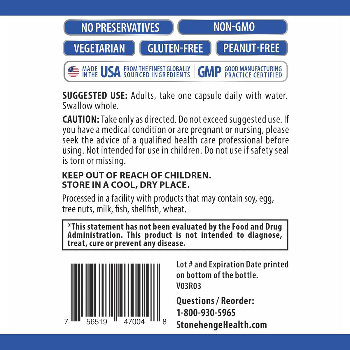 Stonehenge Health Probiotics 55 Billion CFU - 16 Strains, Prebiotic, Synbiotics Dynamic Biotics - Lactobacillus Acidophilus, Delayed Release, Shelf Stable, Non-GMO Gluten Free Veggie Capsule