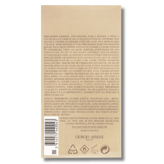 Armani Acqua Di Giò Absolu Eau de Parfum for Men 200ml 6.7 FL.OZ | Original Long-Lasting Men’s Perfume