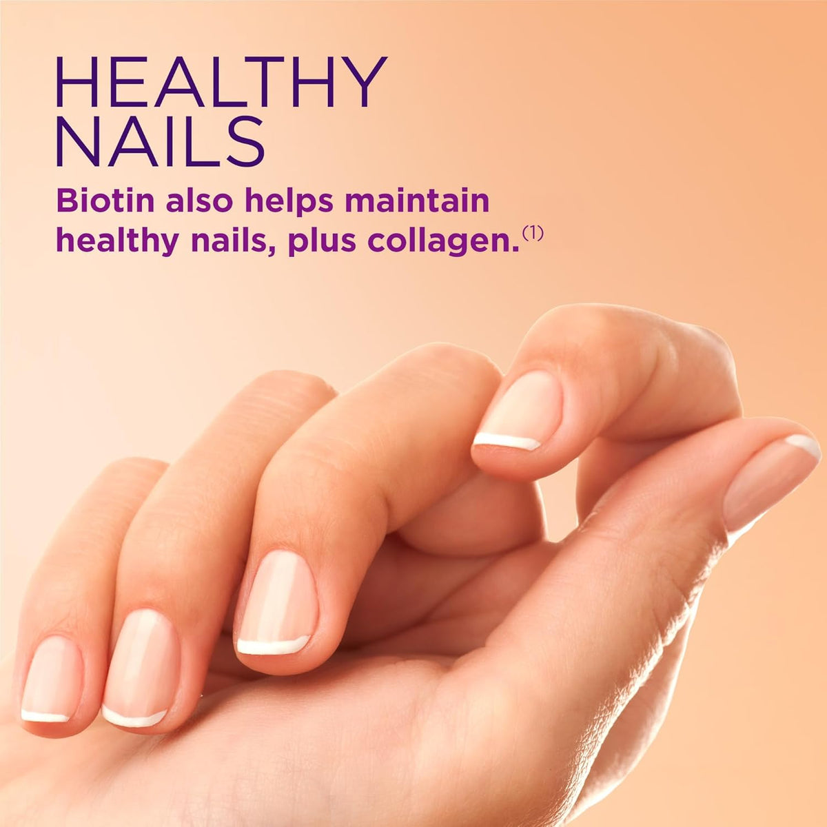 Nature's Bounty Hair, Skin & Nails Gummies, Biotin & Collagen, 80 Ct.