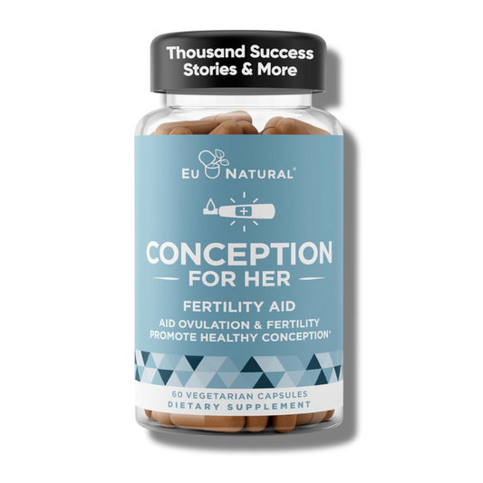 Eu Natural Prenatal Fertility Vitamins for Women – Cycle Regulation, Hormone Balance & Ovulation Support with Myo-Inositol, Vitex & Folic Acid – 60 Vegetarian Capsules