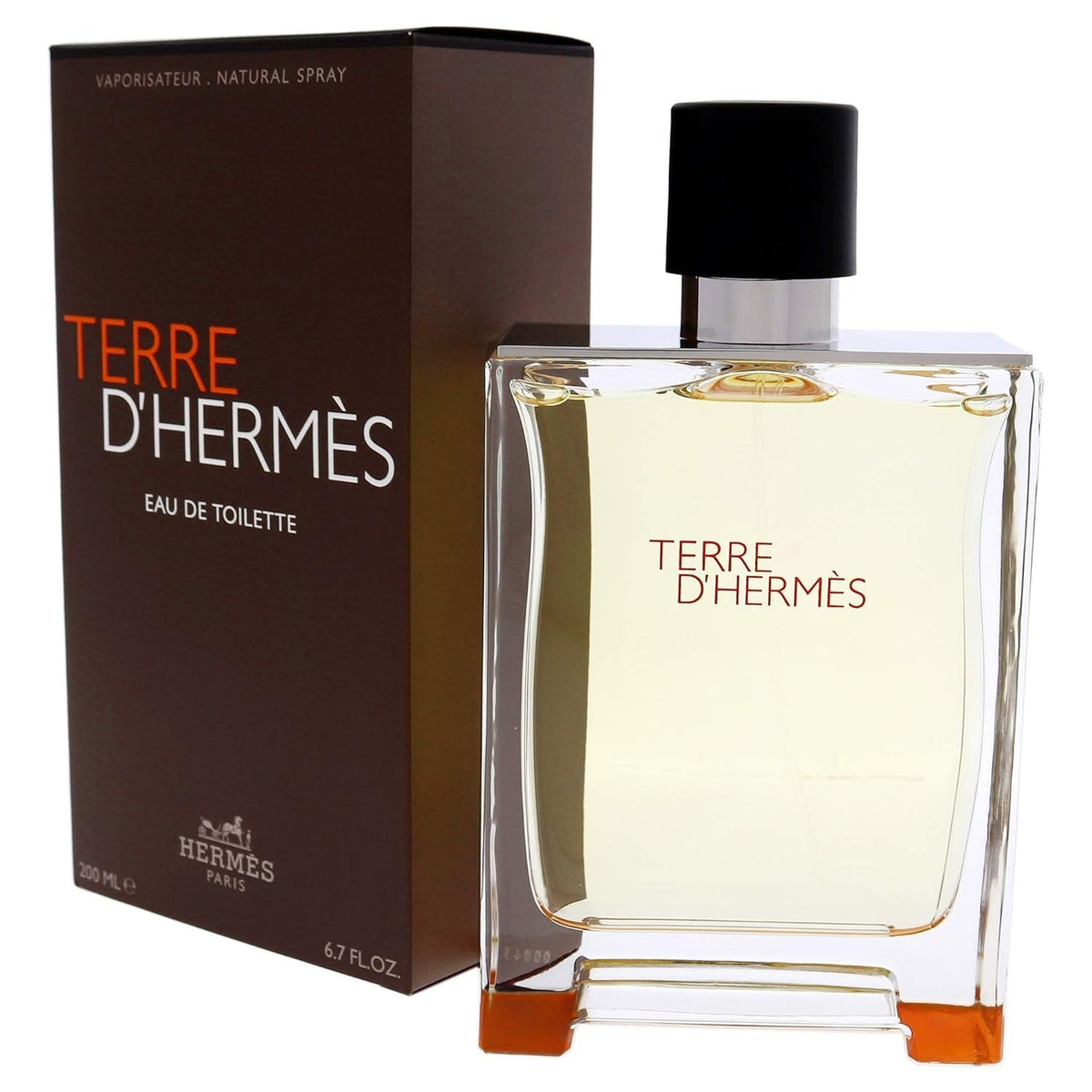 Hermès Terre d’Hermès Eau De Toilette Spray 6.7 oz / 200ml – Woody Citrus Men’s Cologne, Long-Lasting Luxury Fragrance