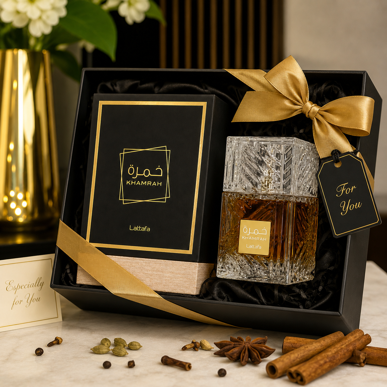 Lattafa Khamrah Eau de Parfum Unisex 100ml | Long Lasting Luxury Fragrance