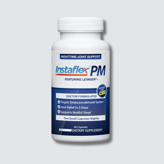 Instaflex PM Nighttime Joint Support with Levagen, Tamaflex, GABA, Ashwagandha, Passionflower Extract - 60 Capules