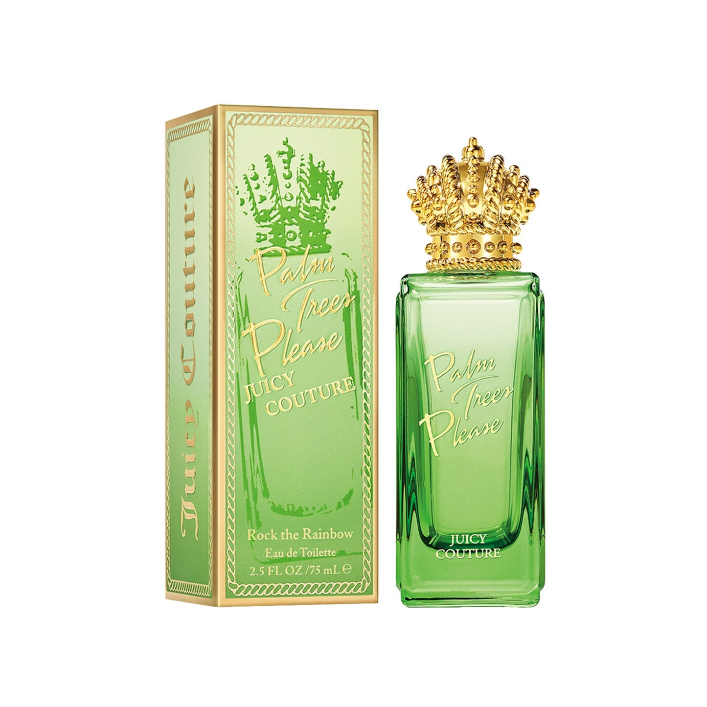 Juicy Couture Rock The Rainbow Palm Trees Please Eau de Toilette Spray, Perfume for Women, 2.5 fl oz