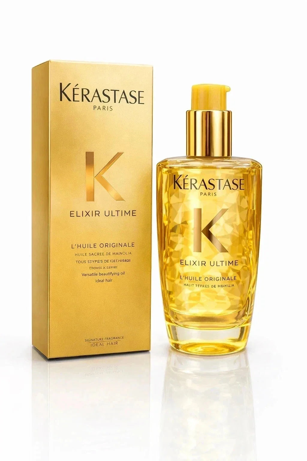 Kérastase Elixir Ultime bottle and packaging on a white background