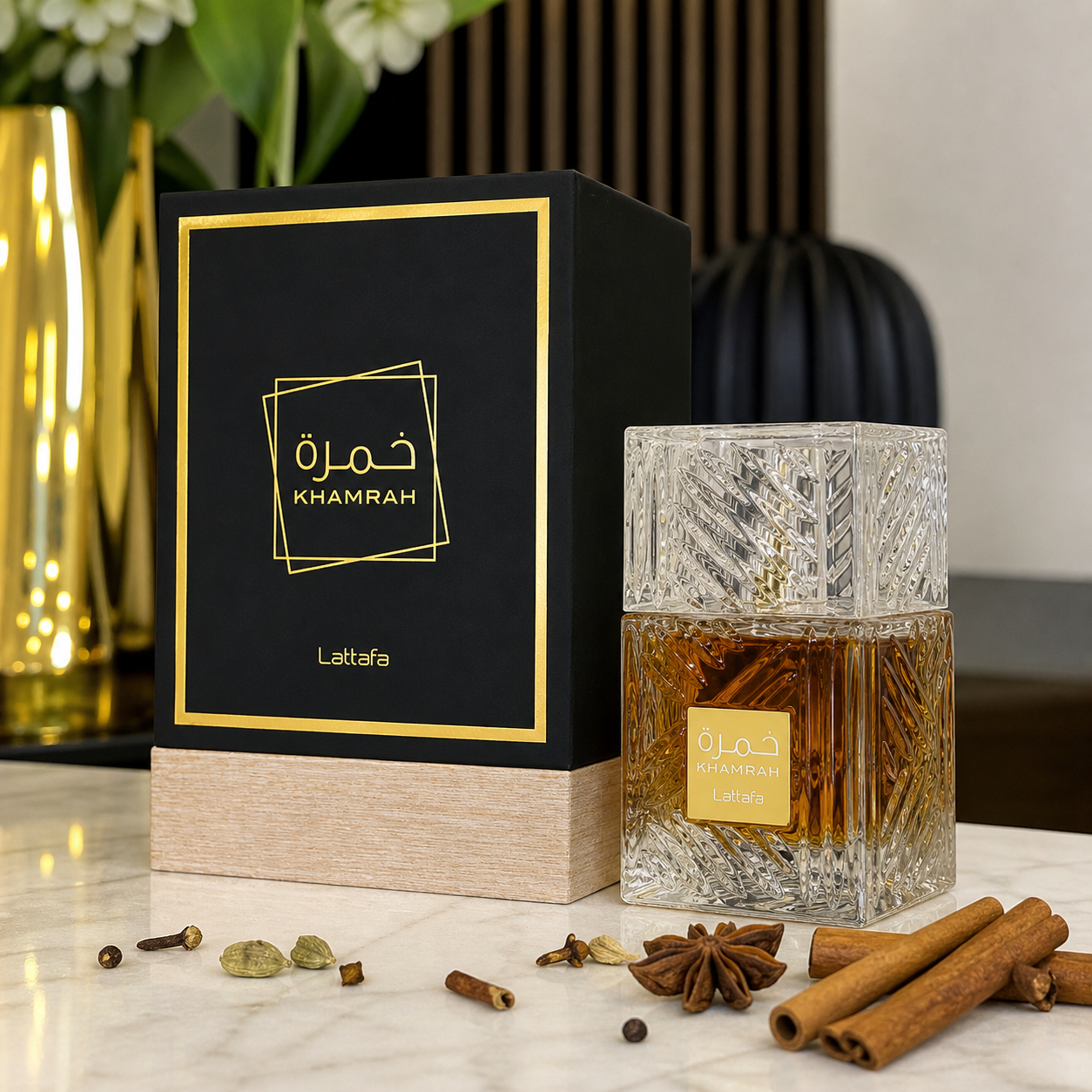 Lattafa Khamrah Eau de Parfum Unisex 100ml | Long Lasting Luxury Fragrance