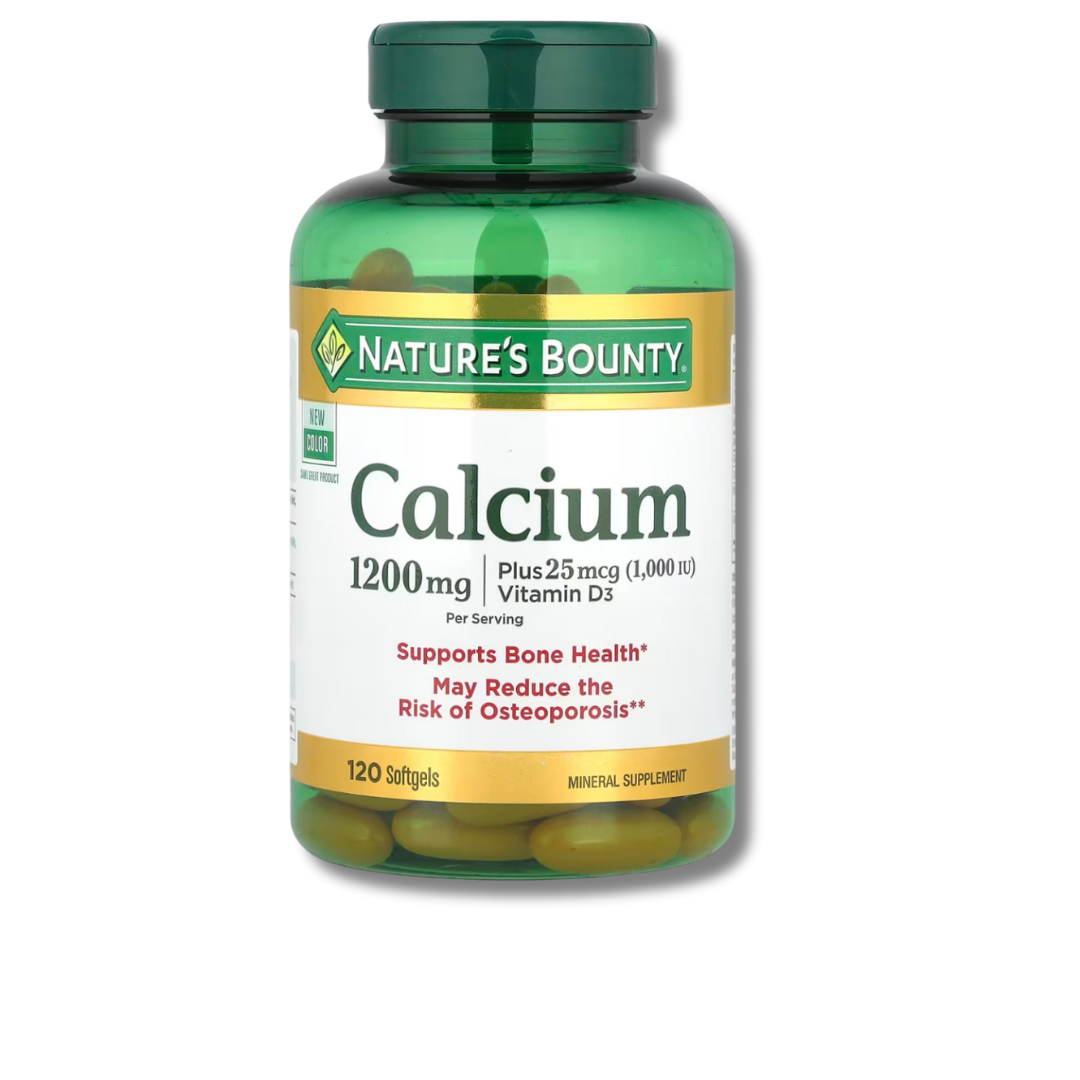 Nature’s Bounty Calcium 1200mg + D3 Bone Health Softgels 120ct