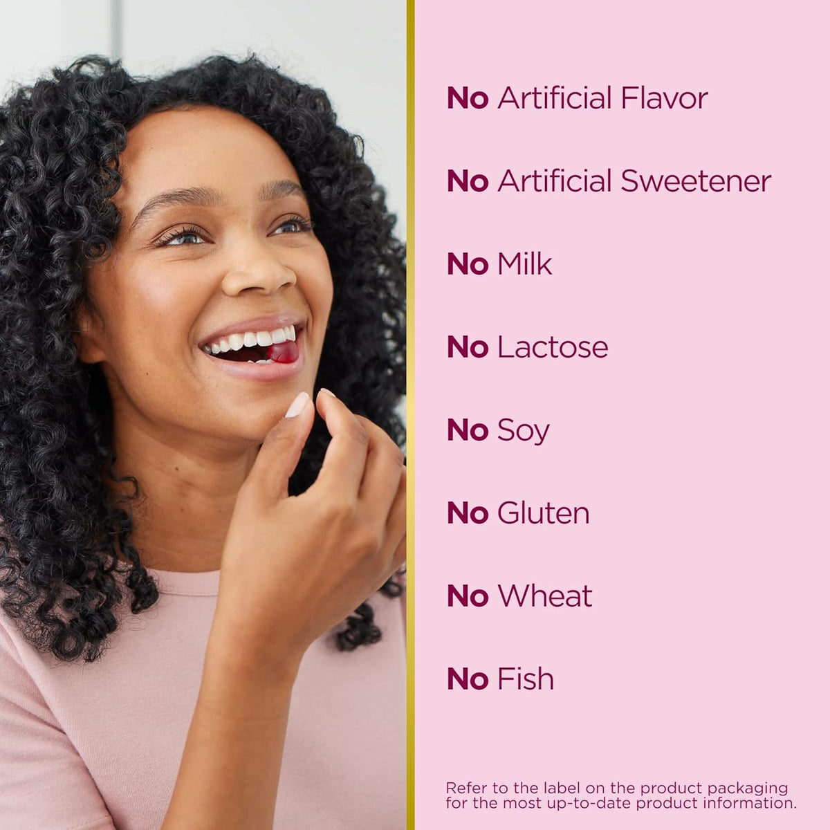 Nature's Bounty Hair, Skin & Nails Gummies, Biotin & Collagen, 80 Ct.