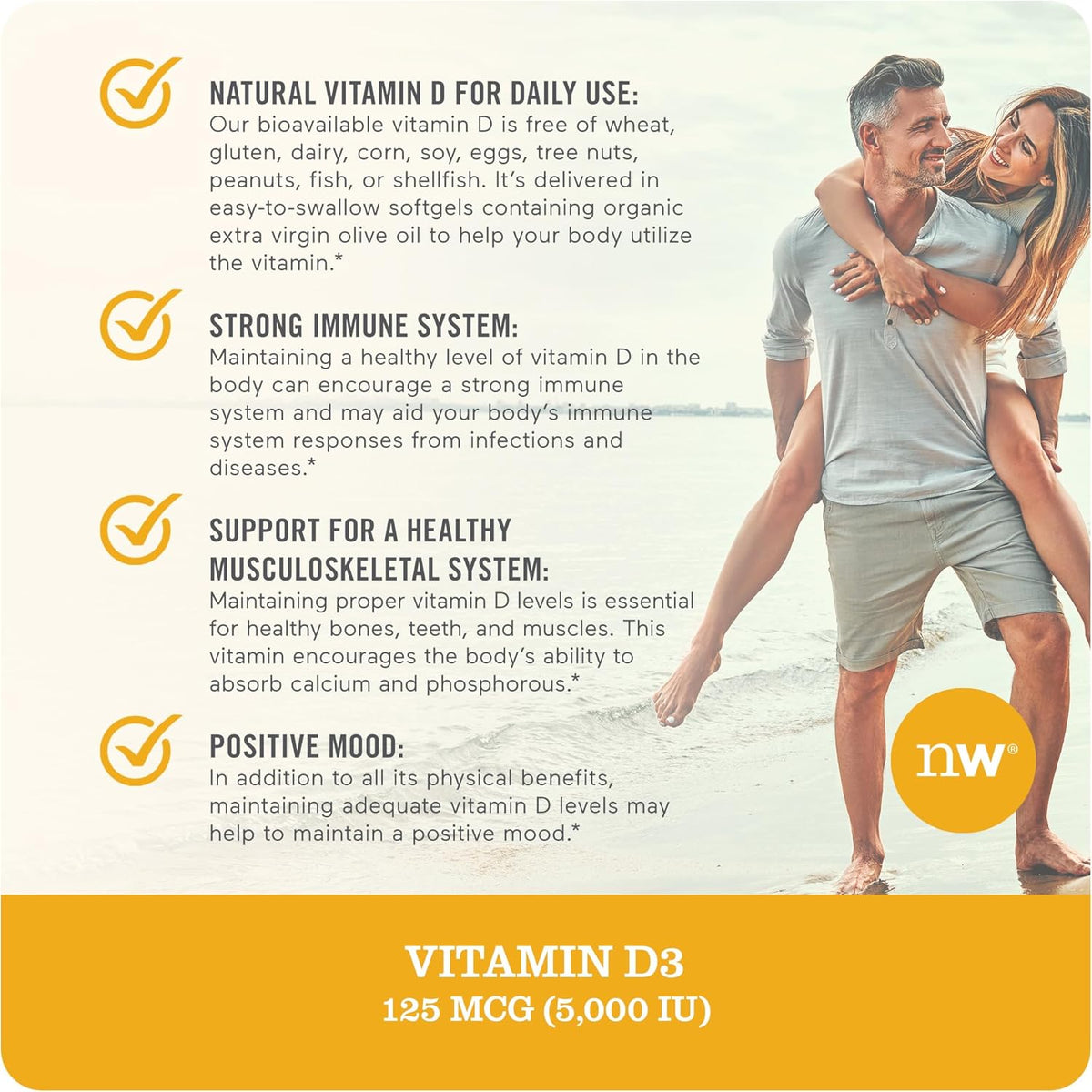 NatureWise Vitamin D3 with Organic Olive Oil