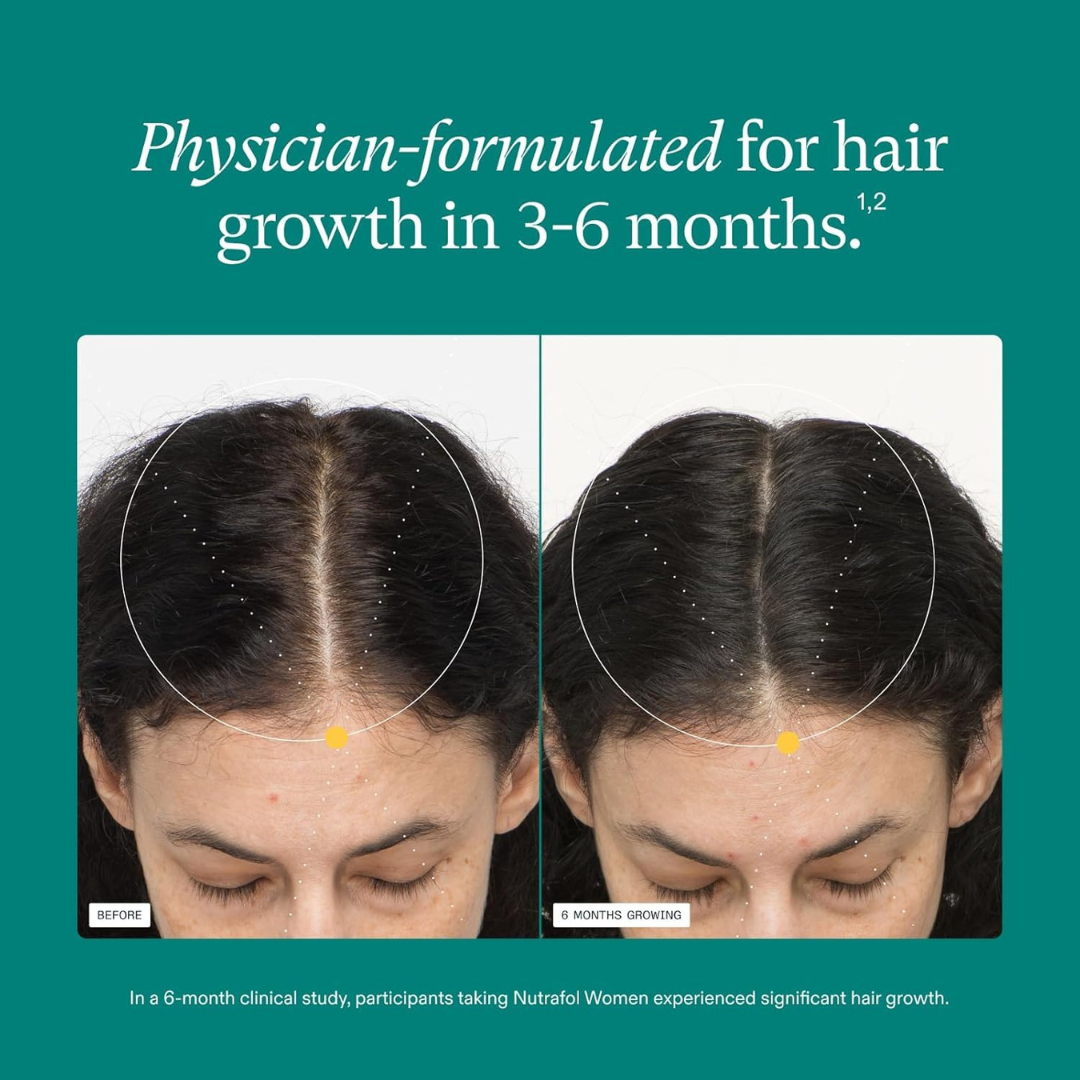 Nutrafol Women Advanced Hair Growth Supplement for Thinning Hair & Hair Loss – 120 Capsules