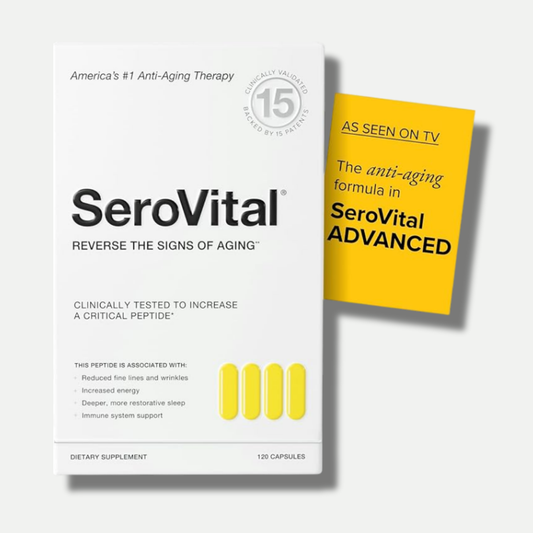Serovital Renewal Complex Anti-Aging Supplement – HGH Support Amino Acid & Peptide Complex for Energy, Deep Sleep & Immune Support (30-Day Supply)