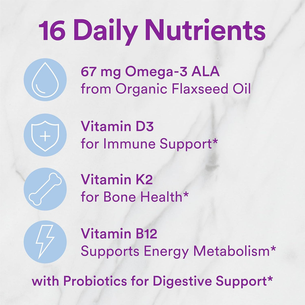 SmartyPants Organic Toddler Multivitamin Gummies, Probiotics, 60 Ct