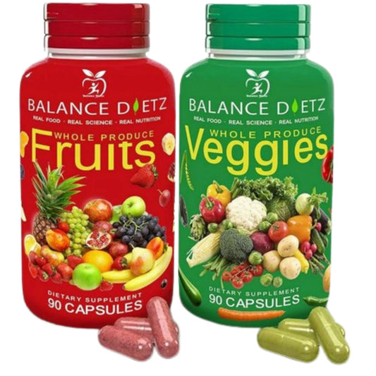 Balance of Nature Fruits & Veggies Whole Food Supplement – 90 Capsules