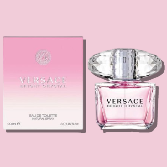 Versace Bright Crystal Eau de Toilette Spray, 3 Fluid Ounce 90ml