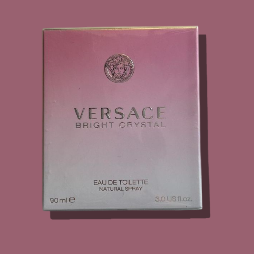 Versace Bright Crystal Eau de Toilette Spray, 3 Fluid Ounce 90ml