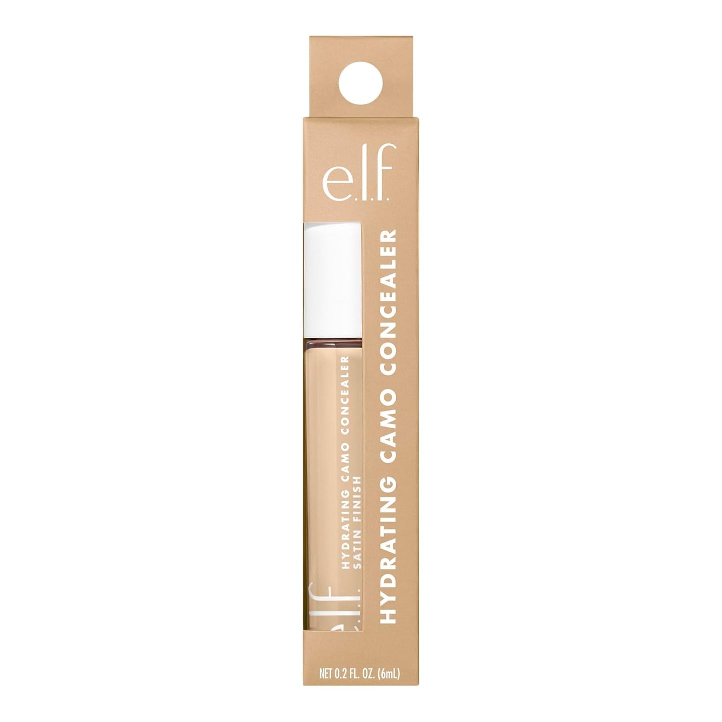 e.l.f. Hydrating Camo Concealer Full Coverage Satin Finish – Light Beige
