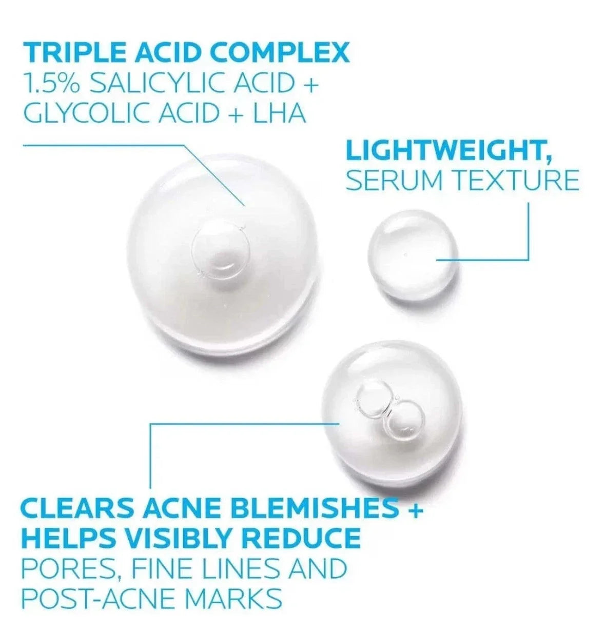 Authentic La Roche-Posay Effaclar Ultra Concentrated Serum - 30ml