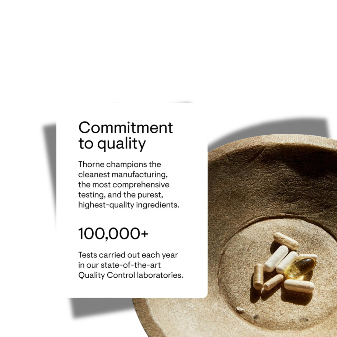 THORNE Berberine - Dual Action Formula with Phytosome Plus Botanical Extract - Support Heart Health, Immune System, Healthy GI, Cholesterol - Gluten-Free, Dairy-Free - 60 Capsules - 30 Servings